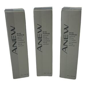 Lot of 3 Avon ANEW EYE FORCE VERTICAL LIFTING COMPLEX New Old Stock .5 Fl Oz